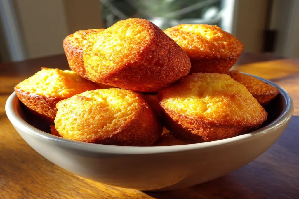Southern-Style Honey Butter Cornbread Poppers – Sweet, Buttery, and Perfectly Southern